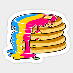 Pan Pansexual Pride Pancakes LGBT Sticker